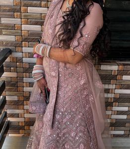 Bridal Lehnga Choli With Heavy Cancan