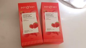 Set of 2 Dot & Key Strawberry Micellar Face Wa