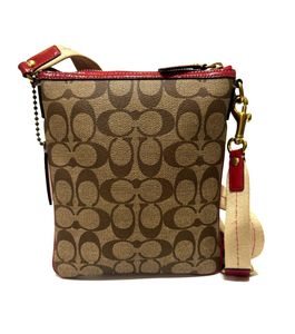 Coach Heritage Signature Canvas Striped Crossbody