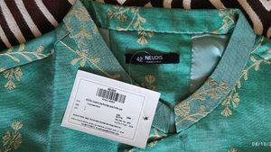Teal Floral Print jacket