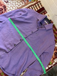 Lavender Button-Down Shirt