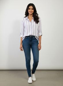 Spykar Striped Button-Down
