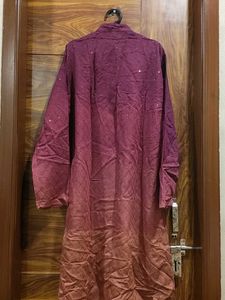 Men's Ombre Kurta with Sparkle
