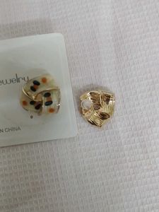 Unique Polka Dot Swirl Earrings
