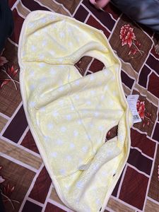 Cute Yellow Polka Dot Baby Vest