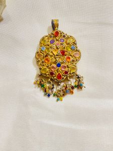 Vintage Gemstone Pendant Necklace