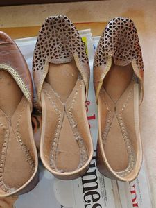 Brown Leather Juttis from Amritsar