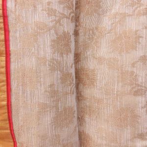 Elegant Gold And Red Zari Kurta