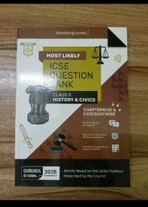 ICSE Class X Question Bank Set