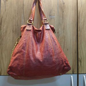 Stylish Red Leather Handbag✨