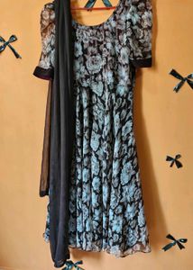 Trending anarkali full flare dress