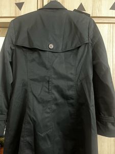 Women Black Coat Medium Size Winter Wear