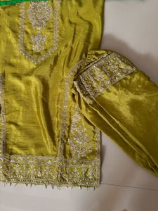 beautiful olive color dress