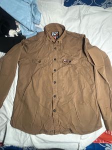 Superdry Brown Button-Down Shirt