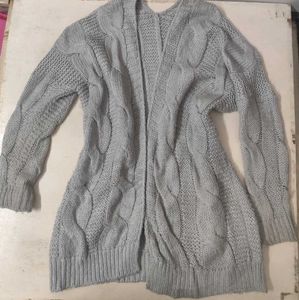 Chunky Cable Knit Cardigan