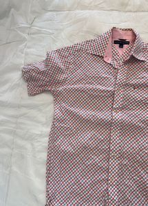 Tommy Hilfiger Men's Short Sleeve Plaid Shirt