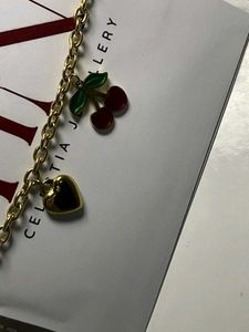 Anti tarnish charm Bracelet