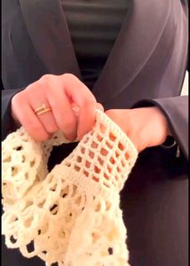 Crochet Wrist Cuffs 🪞🐚🦢🤍