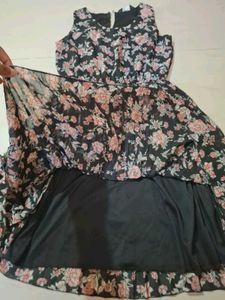 Floral Print Sleeveless Dress