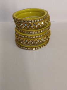 Yellow & Gold Bangle Set