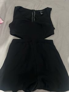 Chic Black Cut-Out Jumpsuit