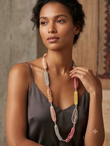Multicolor Beaded Necklace
