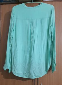 Stylish Women's Mint Green Tunic Top