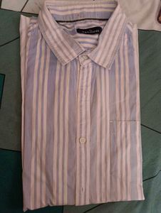 Men's Striped Button-Down Shirt