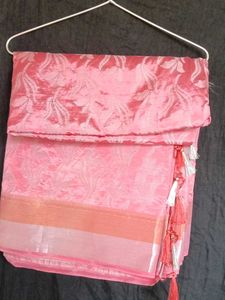 Designer Pink Brocade Blouse