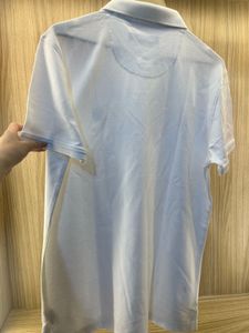 Men's White Polo T-Shirt