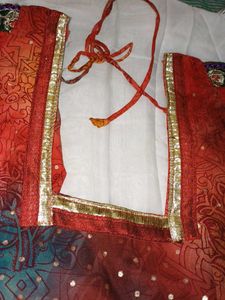 Red And Green Blouse Combo Offer