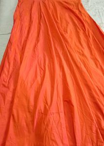 Orange Ethnic Gown