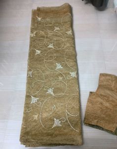 Elegant Embroidered Saree with Blouse