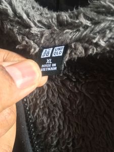 Cozy Black Sherpa Lined Hoodie