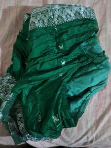 Beautiful Emerald Green pure silk Blouse
