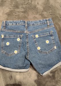 Daisy Denim Shorts