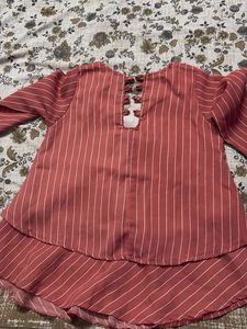 Chic Striped Peplum top