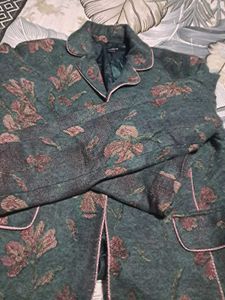 Vintage Floral Embroidered Jacket