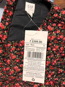 GAP Floral Puff Sleeve Dress
