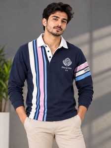 Men's Navy Rugby sweatshirt