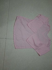 Pink Embroidered Kurta