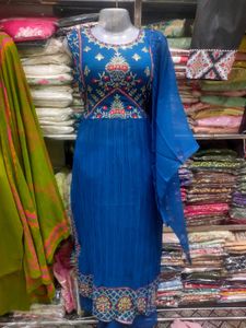 Purple Kurta Set with Embellishments