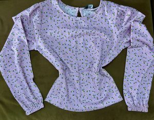 Charming Floral Print top Blouse