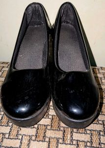 Classic Black Platform Heels