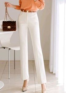 Formal White 🤍 Trousers