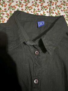 Classic Black Collared Shirt