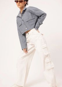 White Cargo Pants