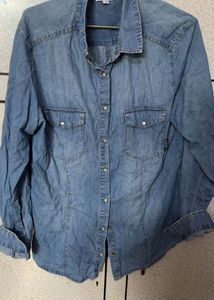 unisex Denim Western Shirt