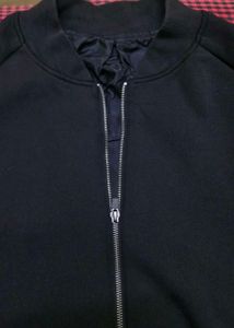 Classic Black Bomber Jacket