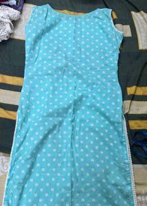 women kurti blue
